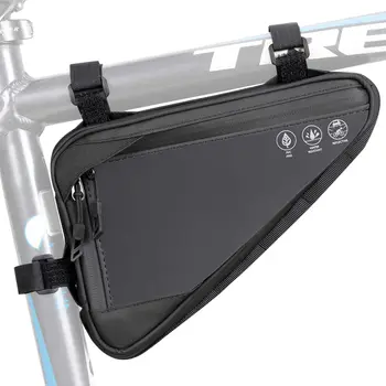 Factory OEM High Reflective Waterproof 1.5L Capacity Mountain Road Bicycle Frame Storage Bike Triangle  Tool Bag for Cycling