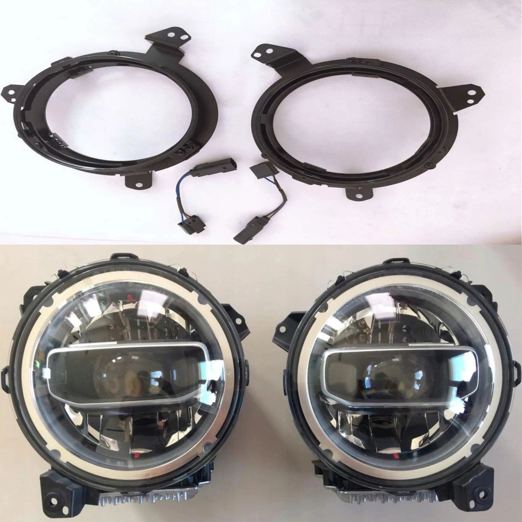 product car led head lamp headlights 55112878ae oem 55112879ae auto head lamp head lights for jeep wrangler jl 2018 -3