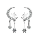 Earrings Cross Bow Round Wrong Stone Earrings Fashion Net Celebrity With Small Shape Earrings Wholesale