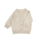 Sweater Kids Cashmere Sweater Long Sleeve Kids Crew Neck Cashmere Baby Cardigan