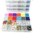 Beads Crystal Stone Beads For Jewelry Making DIY Glass Crystal Seed Beads Kit