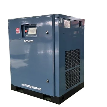 Station Type permanent magnet frequency Screw Air Compressor Equipped With frequency converter