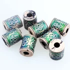 Hole Beads New Trendy Large Hole Cylinder Shape Plastic Mood Beads Wholesale