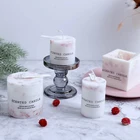 Candles Decoration Wedding Candelabra In Jar Giant Bulk Colorful Pillar Candles
