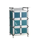 Kitchen Stainless Steel Blue Iron Kitchen Cupboard For Kitchen Utensils And Appliances Placed