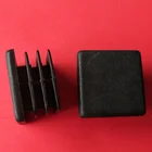 Cap Tube End End Caps 25x25 Square Plastic Cap Tube Cap Rubber Insert End Cap