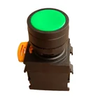 1 Button 1 NO Module Green Color Flush Button Momentary Push Button Switch With Light