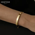 Gold Bangle Stylish Gold Silver Brass D Shape Bar Screw And Shackle Cuff Bangle Bracelet For Unisex Women Men