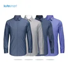 Casual Shirt Kutesmart Casual Full Sleeves Cotton Luxury Famous Brand Hot Slim Custom White 100 Cotton Work Men Shirt