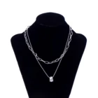 Gold Fashion Wedding Party Necklace Wholesale Custom Gold Plated Heart Necklaces Women