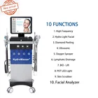 Hydro Best Quality Dermabrasion Machine / Hydro Facial Machine 10 In 1 With Skin Analyzer