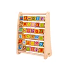 Toy Educational 2020 New Design Wooden Toy Alphabet Abacus Learning Educational Toy For Kids