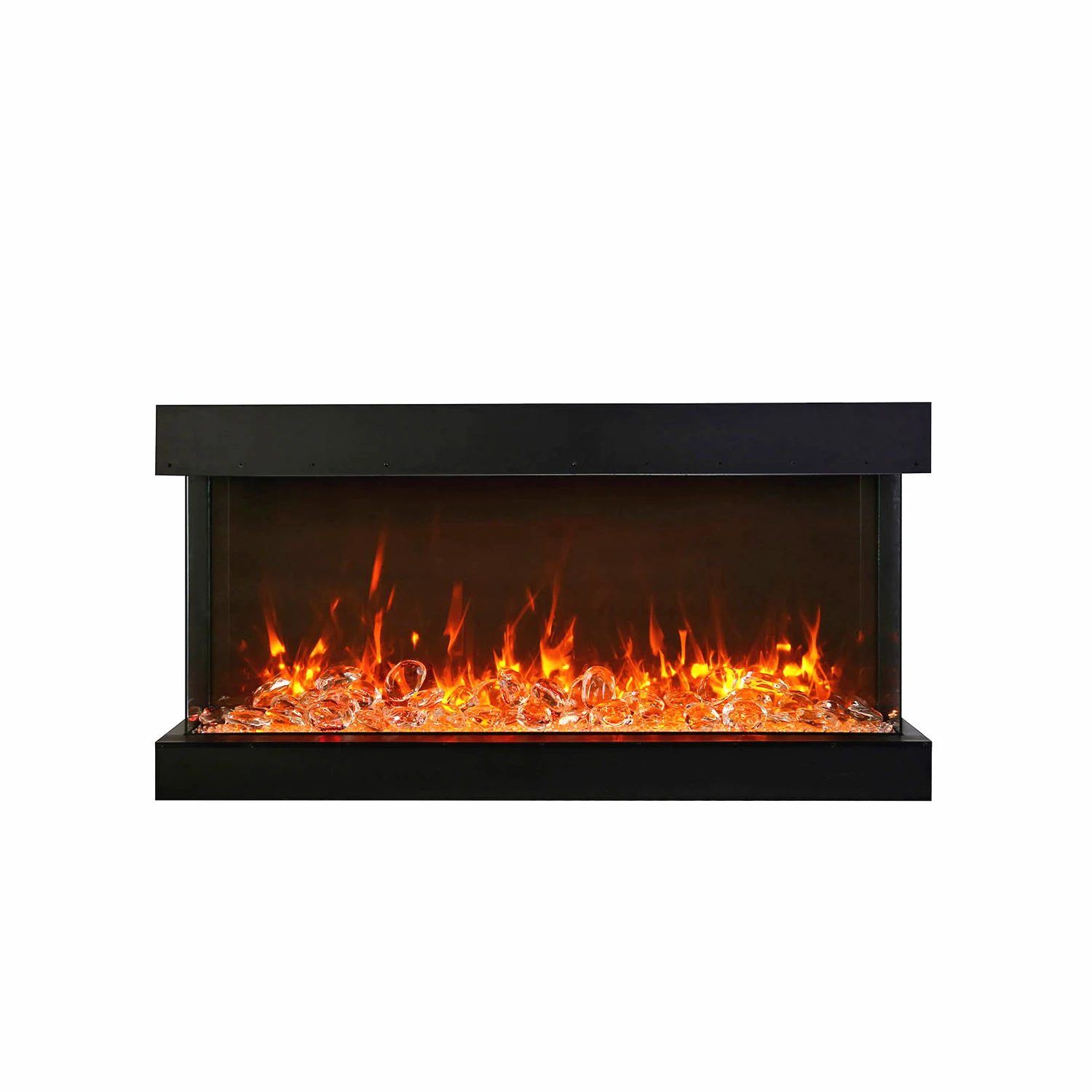 Electric Fireplace, 60-Inch, LED, 1500W, Wall - detail 2