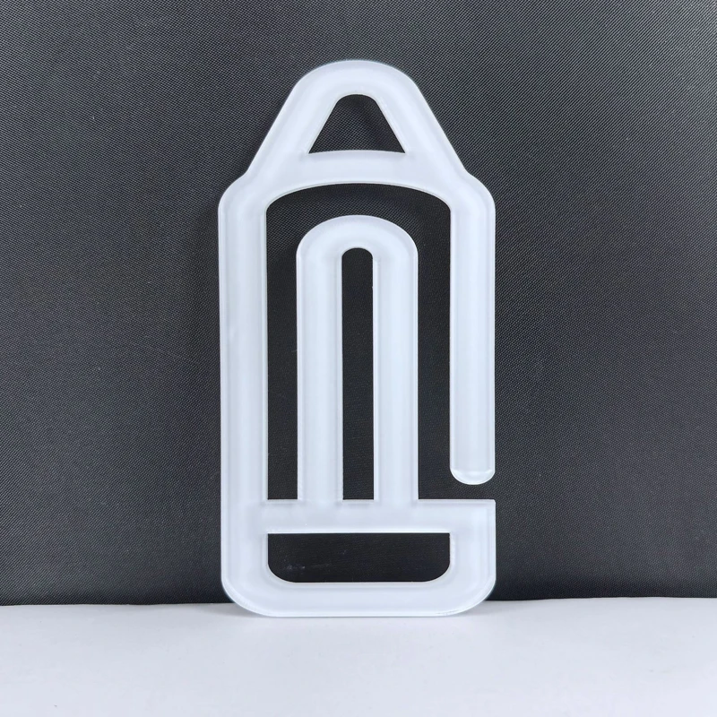 Custom Sublimation Blanks Acrylic Paper Clips factory