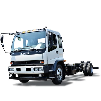 Isuzu FVR 4x2 13 ton truck 240HP 1.5 cab Half a row 2WD cargo truck chassis