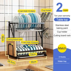 drying with tray 2 tier foldable bowl folding wall mounted stainless steel over the sink hanging dish rack kitchen dirh racks