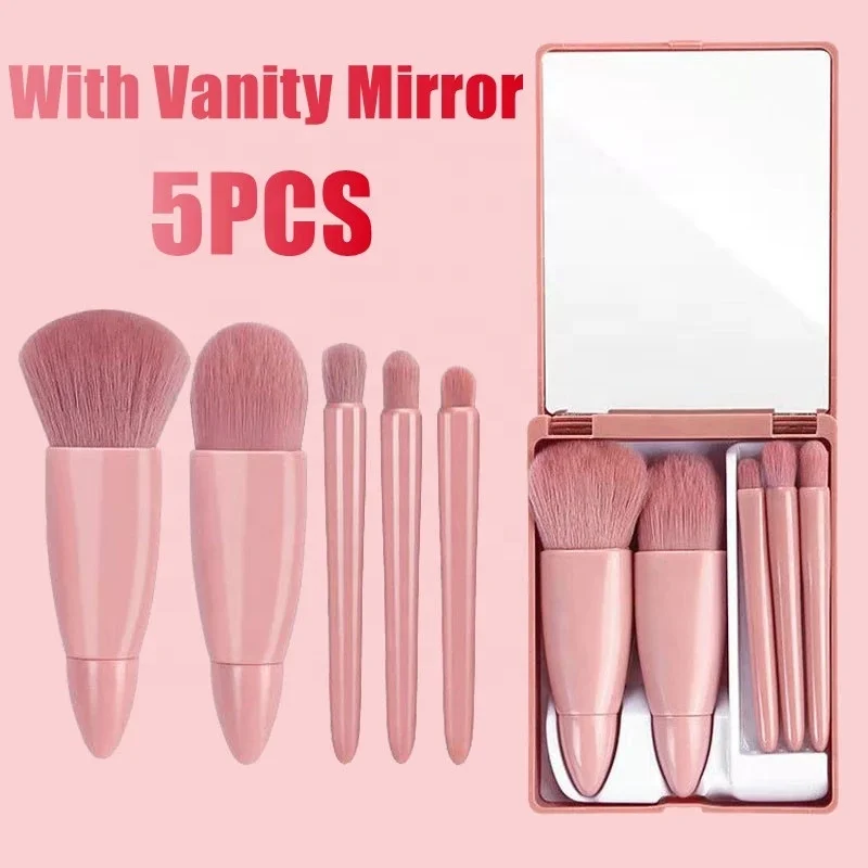 mac makeup pink brushes