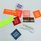 Tag Private Label Tag Custom High Density Fold Woven Tag Main Label For T-shirts
