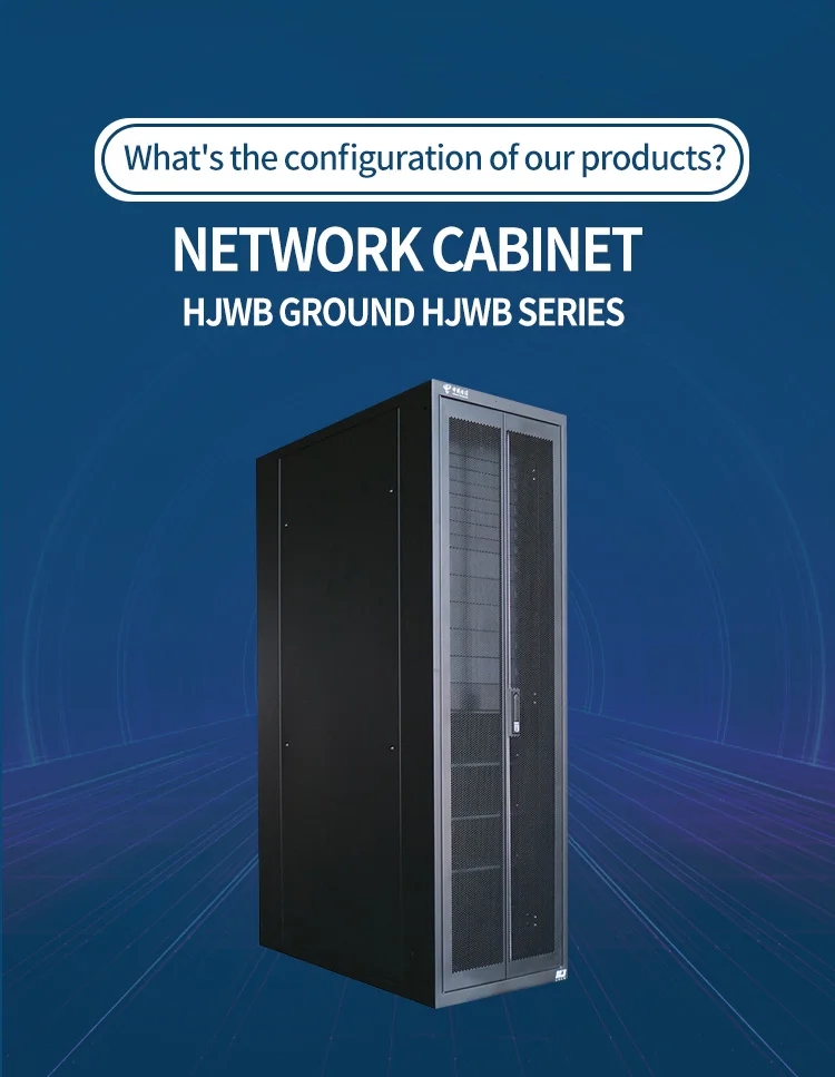 Server Rack Standard 19 Inch Mount Rack Network Cabinet With Steel Mesh Door(图3)