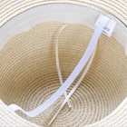 Hat 2021 Hot Sale Women Broad Brim Beach Hat Bowknot Summer Sun Hat Foldable Wholesale Straw Hat