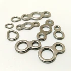Steel Ring YSWS Fishing Accessories Sus304 Stainless Steel Lure Solid Ring Jumper O-ring 8-shaped Ring