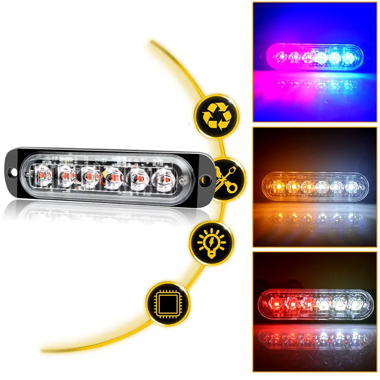 safety warning side light led strobe