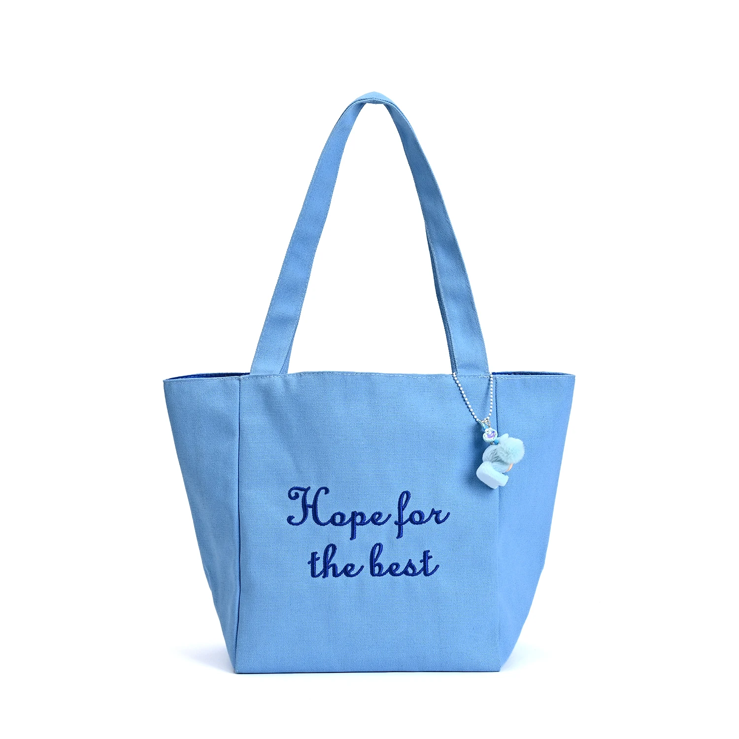 Online Shopping Personalized Print Beige Large Tote Handbags Cotton Canvas Bag Customization manufacture