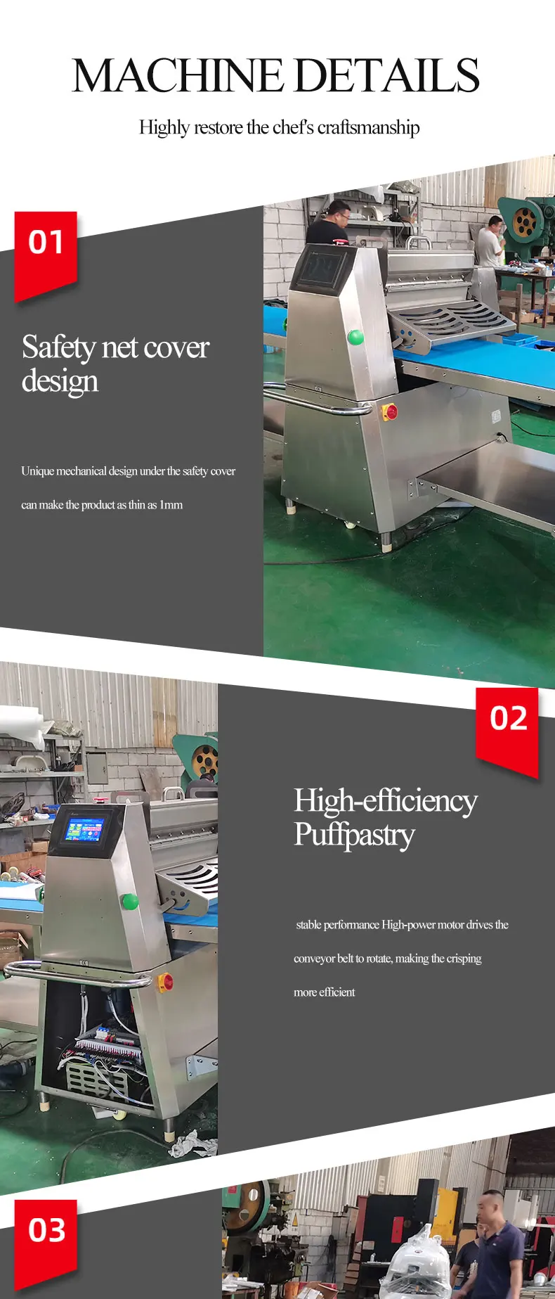 Hot Selling Electric Industrial Dough Sheeting Dough Roller Machine manufacture