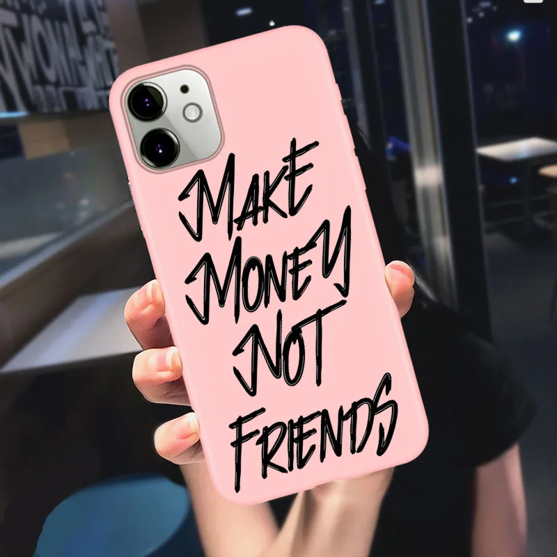 Cool Black Girl Money Phone Case For Apple Iphone Max,Make Money Not Friends For Iphone Case - Buy Money Not Friends For Iphone Case,Cool Girl Phone Case Product on