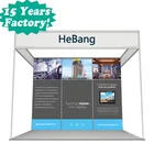 Trade Show Fashion Reusable Shell Scheme Exhibition Stand High Quality Upright Aluminum Extrusion Trade Show Booth