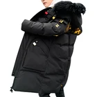 Men's Down Coat OEM Men's Winter Padded Wadded Jacket Thick Warm Windproof Parka Hooded Winter Outwear Coat
