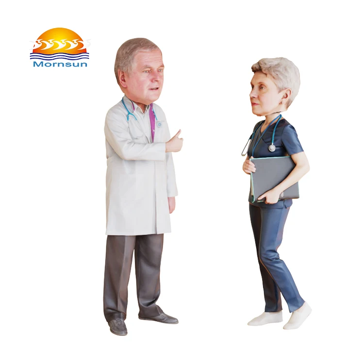 product wholesale custom resin bobble head figurine of professional workers doctor lawyer fireman police customizable collectible dolls-7