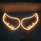 Shop Sign Custom Made Cafe And Shopping Mall Acrylic Angel Wings Neon Sign