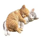 Figurine Animal Figurine Garden Decoration Crafts Resin Statue Animal Polyresin Cat Figurine