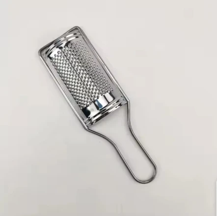 Hand Grater Cheese Grater Stainless Steel Silver Polished for Ginger Garlic Multi-purpose