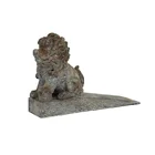 Craft Fashion Customization Hot Sale Stone Lion Gate Stop Making Refine Resin Craft