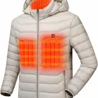 Vest Waterproof Unisex Womens Mens Warming Smart Battery Vest Rechargeable USB Heating Vest Jacket Heated Vest For Winter