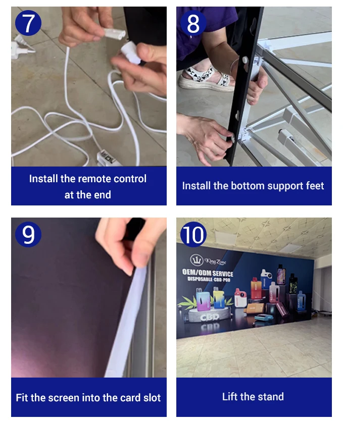High Quality Custom Lightbox Backdrop Stand Pop up Banner LED Light Foldable Display Stand H583efd8ff6914038b7c126f8d2bb4a5fg