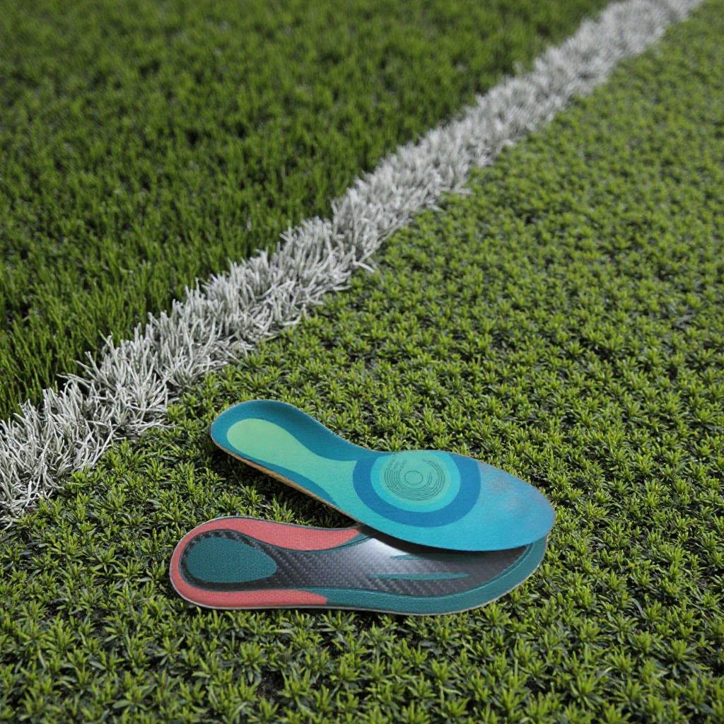 H5844c55a4a6c45298308de836719a03ah High Rebound Carbon Fiber Soccer Insoles with Anti-Slip EVA