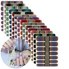 Polish New Design Non-toxic Eco-friendly Glitter Real Nail Polish Sticker Nail Art Wrap Stickers