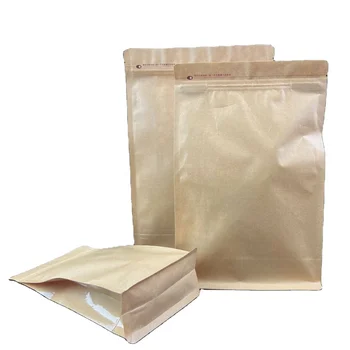 side gusset flat bottom custom printed drip coffee bean packaging coffee bag with valve