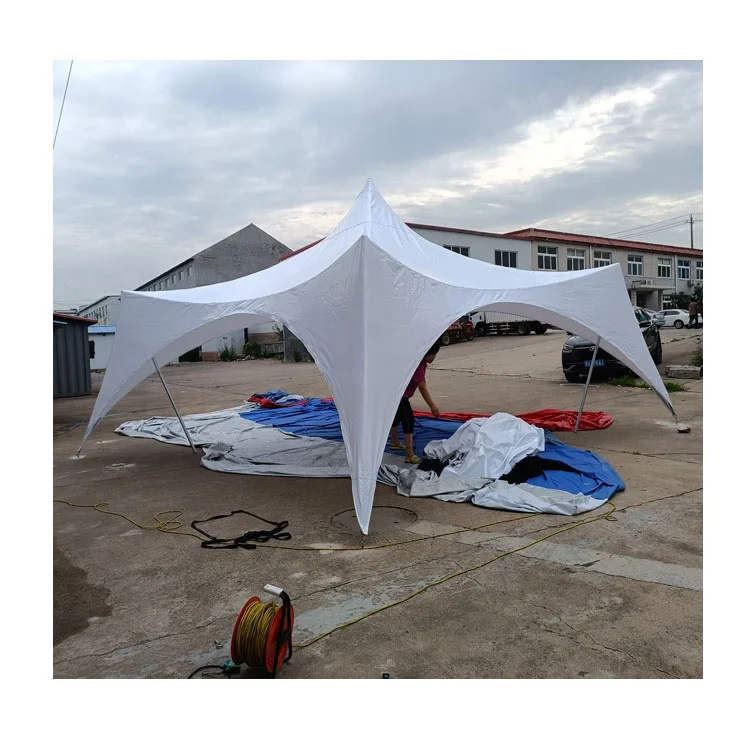 Customized size outdoor PVC vinyl tarpaulin 6m x 6m marquee capri tent for sale