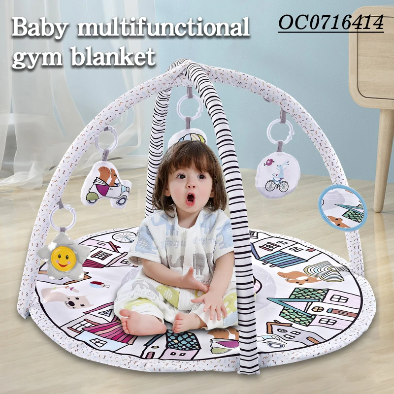 Baby play round floor mat infant activity gym manufacturer for baby child with music