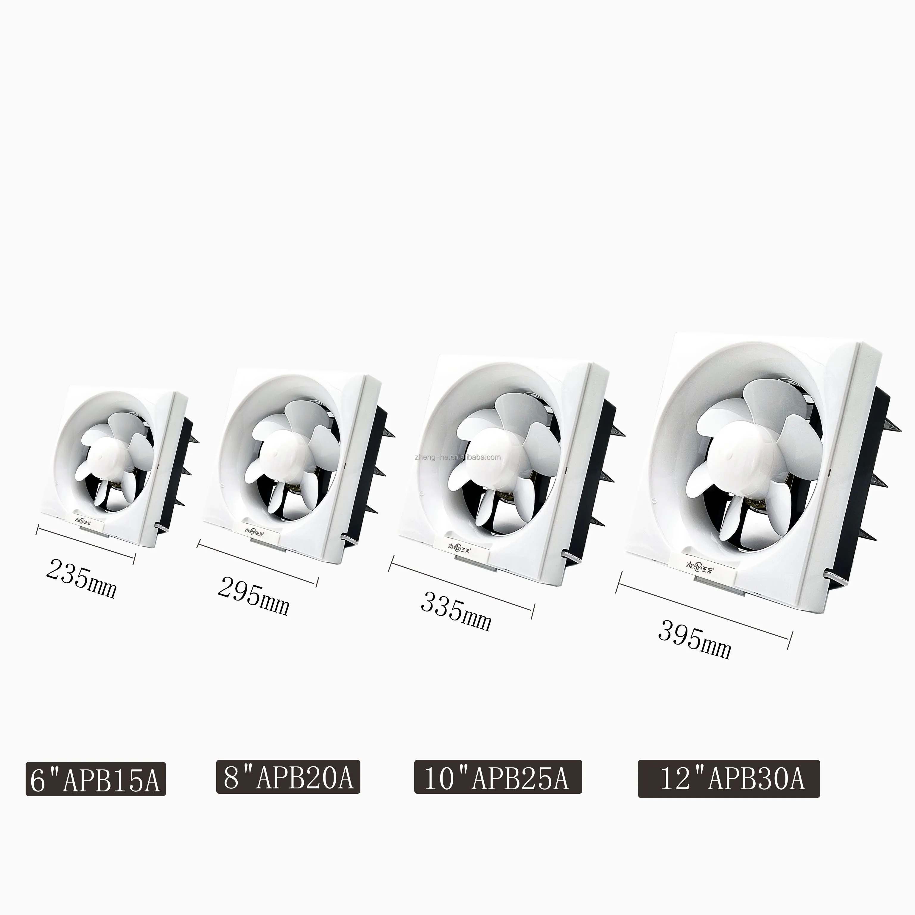 Bathroom Window Exhaust Fan, Wall, 220V, Plastic - detail 24