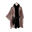 Capes Cape For Women Custom Design Ladies Spring Leopard Kimono Style Fur Capes For Women