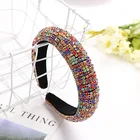 Hair Women Girls Luxury Sparkly Full Crystal Hairbands Hair Accessories Rhinestone Baroque Diamond Headband