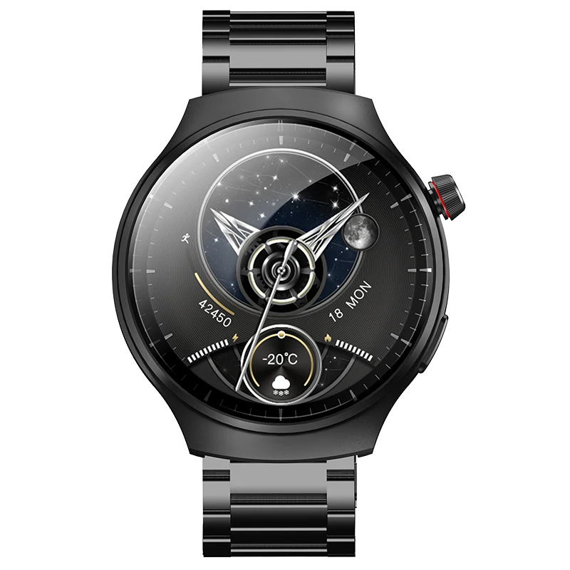 HW6 Max with 3straps 1.52 AMOLED 2024 Smart watch with BT Call GPS Tracker Wireless Charging sport fashion Smartwatch