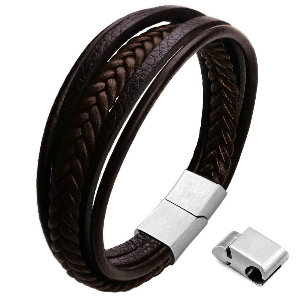 Wholesale 10Pcs Braid Rope Leather Bracelets Many Colors To Choose 