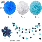 Party Supplies Hot Multicolor Tissue Poms Party Supplies Decorations For Kids Birthday Party Balloon Set
