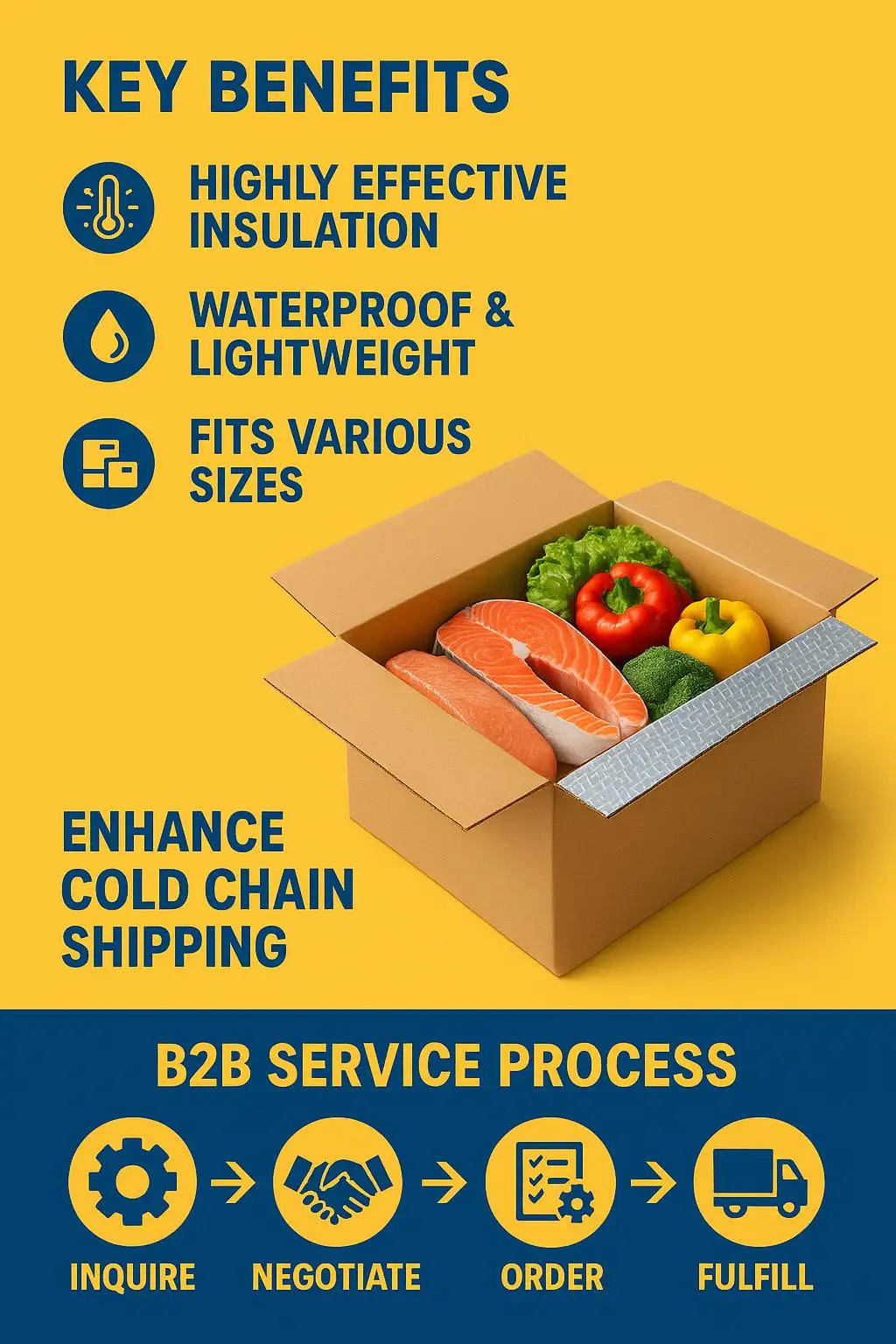 Custom Printed Disposable Insulated Bag & Box Liner for Cold Chain & Food Delivery Packaging Premium Quality & Eco-Friendly - detail 10
